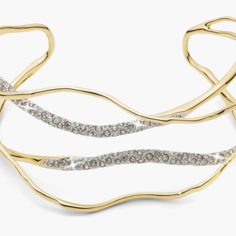Alexis Bittar Solanales Crystal Cuff Bracelet - Picture 2 of 11